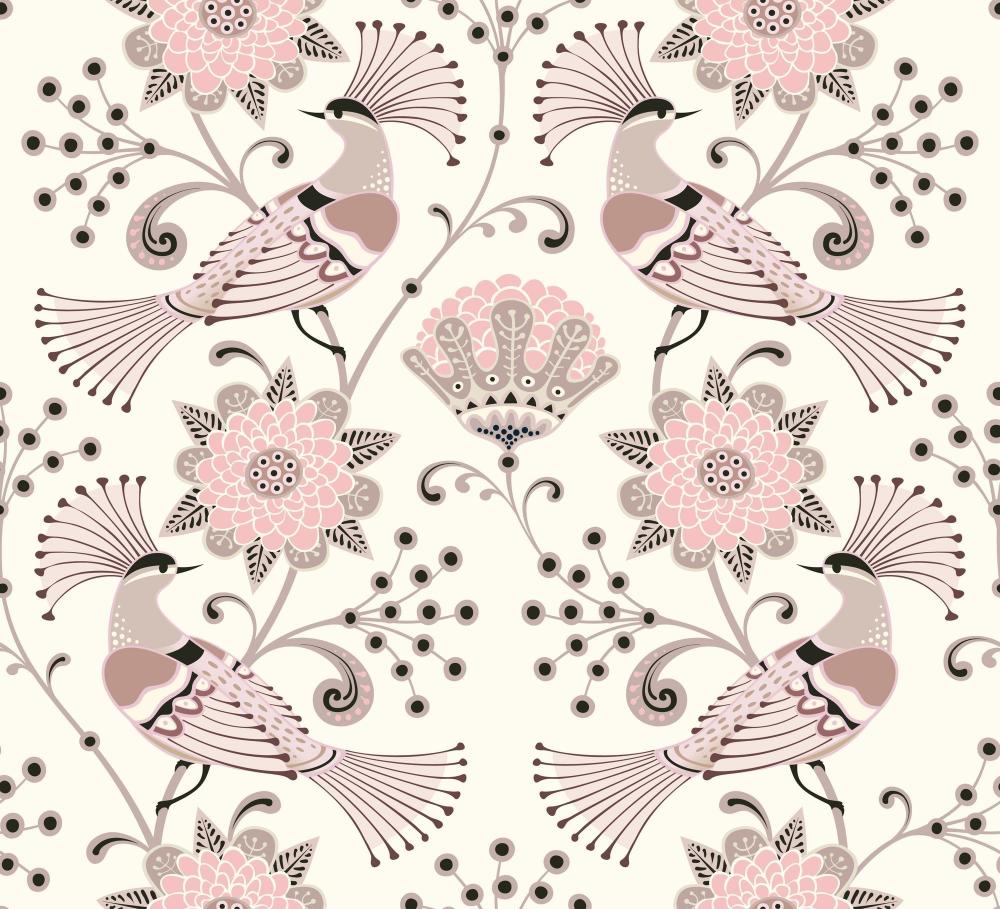 Pink Peacocks - Mint by Michelle Decoupage Tissue Paper - (pk of 3) - Decoupage - Baillea's Interiors -