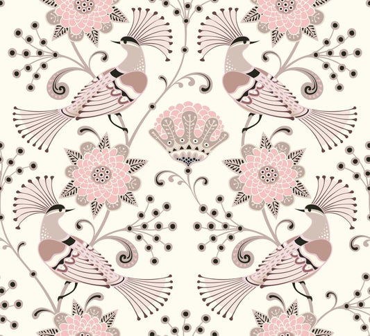 Pink Peacocks - Mint by Michelle Decoupage Tissue Paper - (pk of 3) - Decoupage - Baillea's Interiors -