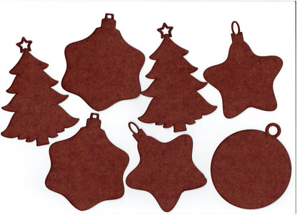 PolyOnlay Christmas Shape pack - detailed- 22 piece - Moulding - Baillea's Interiors -