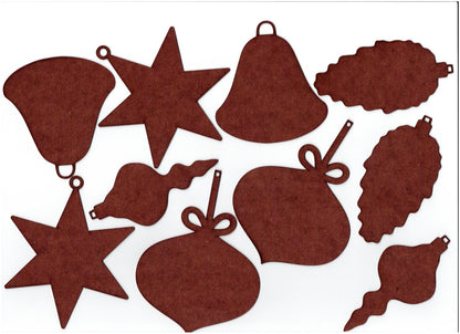 PolyOnlay Christmas Shape pack - detailed- 28 piece - Moulding - Baillea's Interiors -