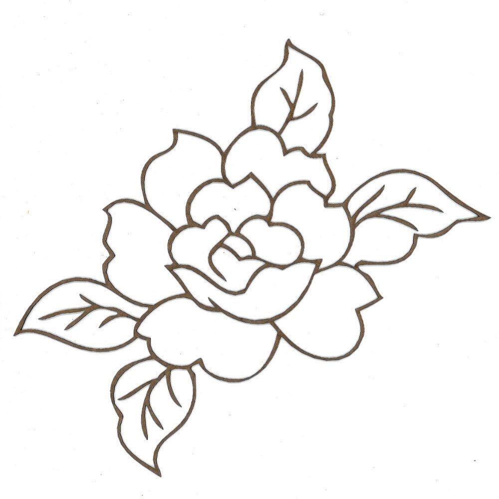 PolyOnlay Shape S119 - Flower - 2 sizes available - Moulding - Baillea's Interiors -