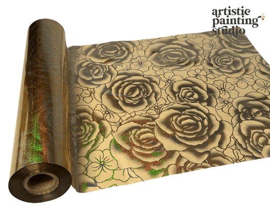 PORTIA GOLD - Rub On Metallic Foil by APS - Textile Friendly - Foils - Baillea's Interiors -