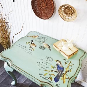 POSTAL BIRDS - 24" x 35" - Redesign Decor Transfer Decal - Furniture Transfer - Baillea's Interiors -