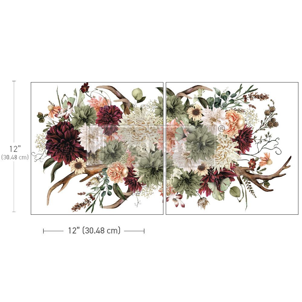 PRAIRIE HOUSE - 2 sheets each 30cm x 30cm - Redesign Decor Transfer Decal - Furniture Transfer - Baillea's Interiors -