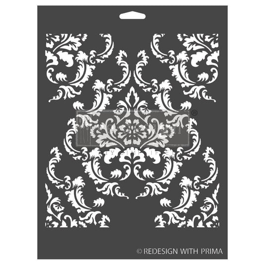 REGAL STRIAE Decor Stencils 22.9cm x 30.5cm by ReDesign with Prima - Stencil - Baillea's Interiors -
