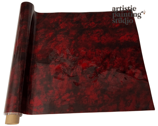 ROCCO RED MARBLE - Rub On Metallic Foil by APS - Foils - Baillea's Interiors -