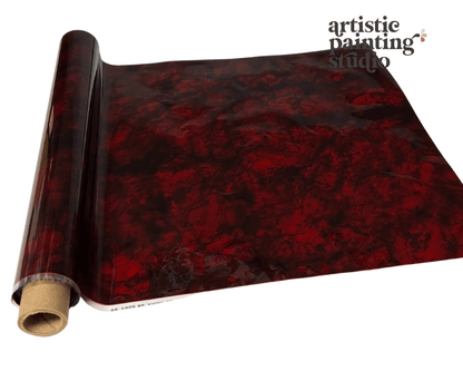 ROCCO RED MARBLE - Rub On Metallic Foil by APS - Foils - Baillea's Interiors -