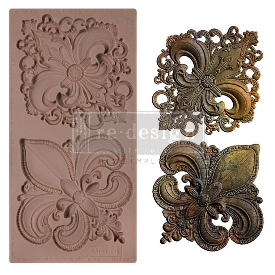 SALON DE LA Decor Mould Re-Design with Prima 5" x 10"