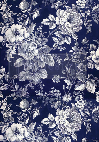 Secret Garden Bloom - Limited Edition - A1 Decoupage Paper - Reversible - Decoupage - Baillea's Interiors -