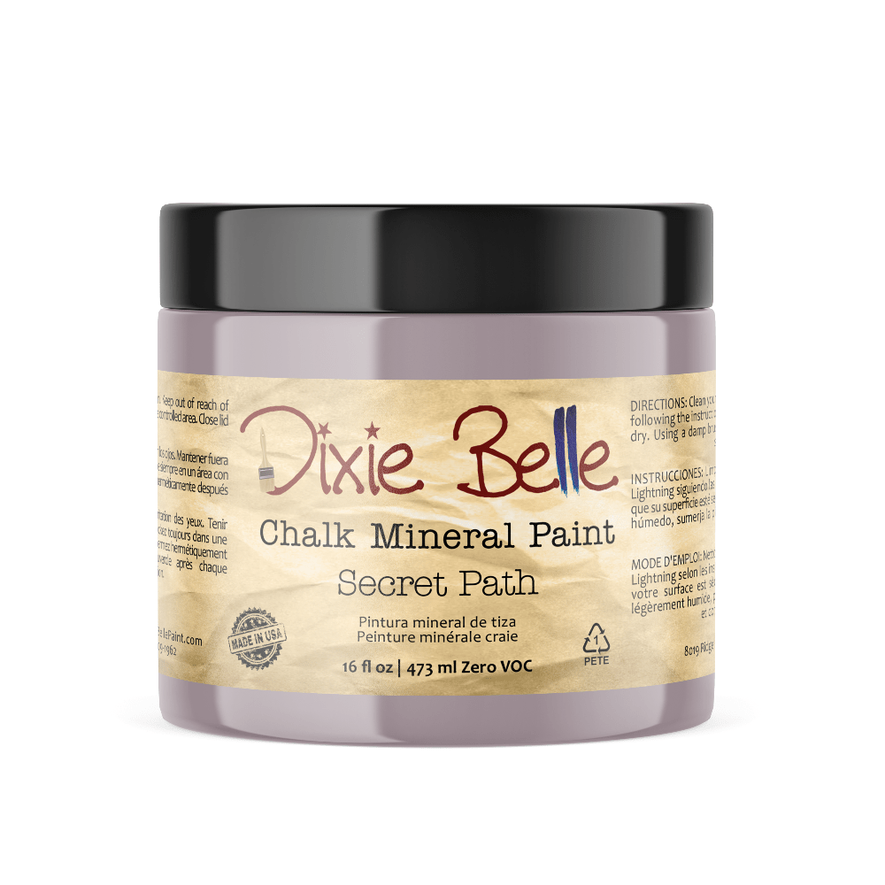 SECRET PATH - Dixie Belle - Dusty Lilac Chalk Mineral Paint - 118ml/4oz - 236ml/8oz - 473ml/16oz - 946ml - Paint - Chalk and Mineral - Baillea's Interiors -