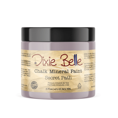 SECRET PATH - Dixie Belle - Dusty Lilac Chalk Mineral Paint - 118ml/4oz - 236ml/8oz - 473ml/16oz - 946ml - Paint - Chalk and Mineral - Baillea's Interiors -