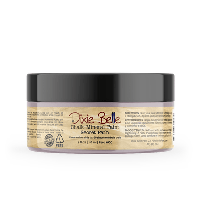 SECRET PATH - Dixie Belle - Dusty Lilac Chalk Mineral Paint - 118ml/4oz - 236ml/8oz - 473ml/16oz - 946ml - Paint - Chalk and Mineral - Baillea's Interiors -