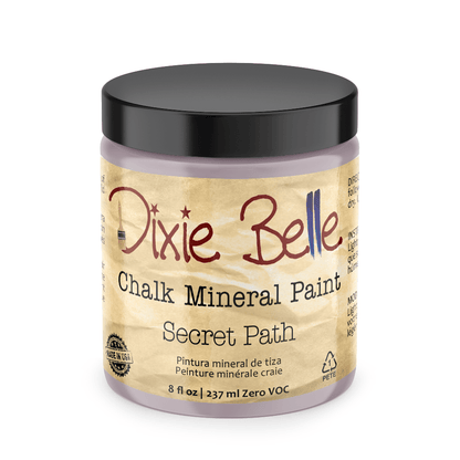 SECRET PATH - Dixie Belle - Dusty Lilac Chalk Mineral Paint - 118ml/4oz - 236ml/8oz - 473ml/16oz - 946ml - Paint - Chalk and Mineral - Baillea's Interiors -