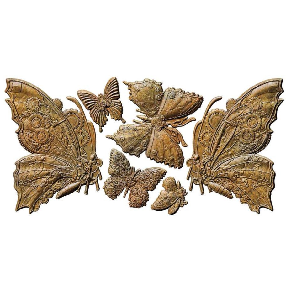 Steamflight Symphony Decor Mould Re-Design with Prima 5" x 10" - Moulds - Baillea's Interiors -