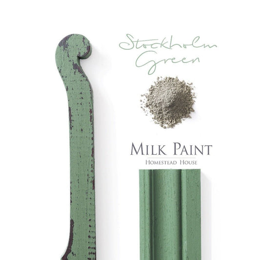 STOCKHOLM GREEN Milk Paint by Homestead House 50g and 300g - Paint - Milk - Baillea's Interiors -
