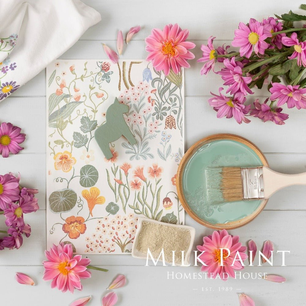 STOCKHOLM GREEN Milk Paint by Homestead House 50g and 300g - Paint - Milk - Baillea's Interiors -