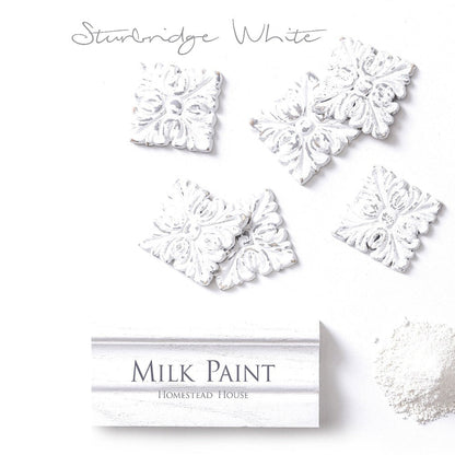 STURBRIDGE WHITE Milk Paint by Homestead House 50g and 300g - Paint - Milk - Baillea's Interiors -