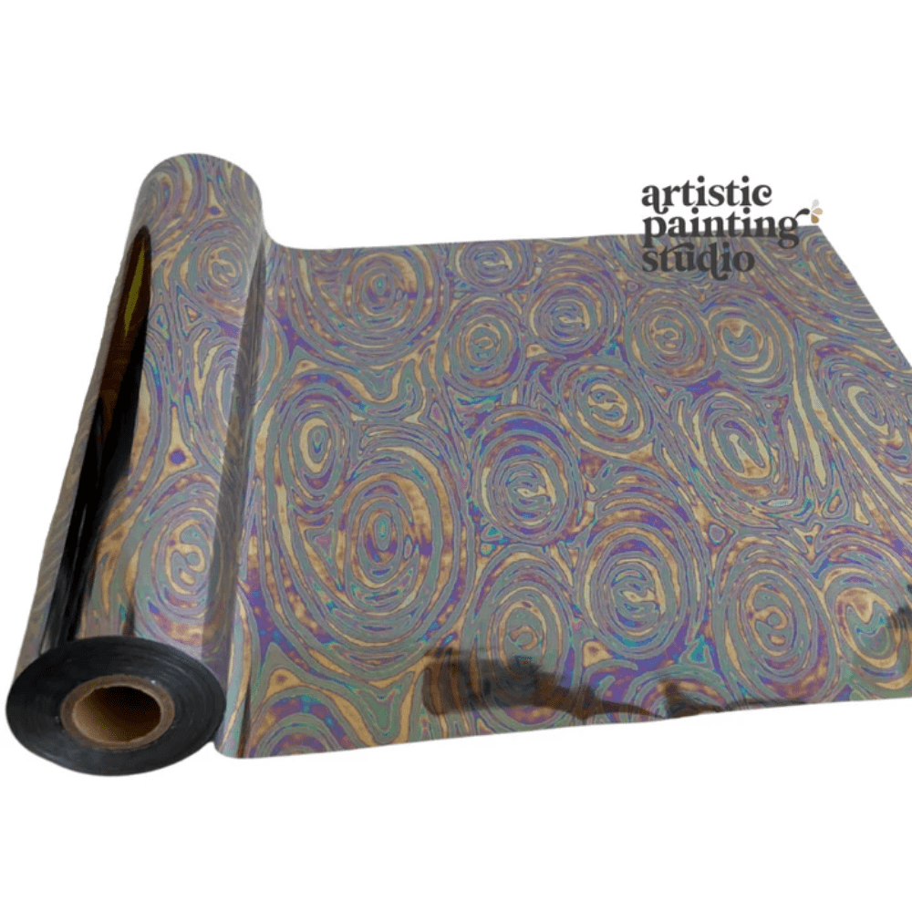 SUGAR PLUM SWIRL - Rub On Metallic Foil by APS - Textile Friendly - Foils - Baillea's Interiors -