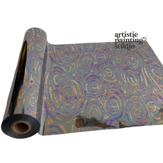 SUGAR PLUM SWIRL - Rub On Metallic Foil by APS - Textile Friendly - Foils - Baillea's Interiors -