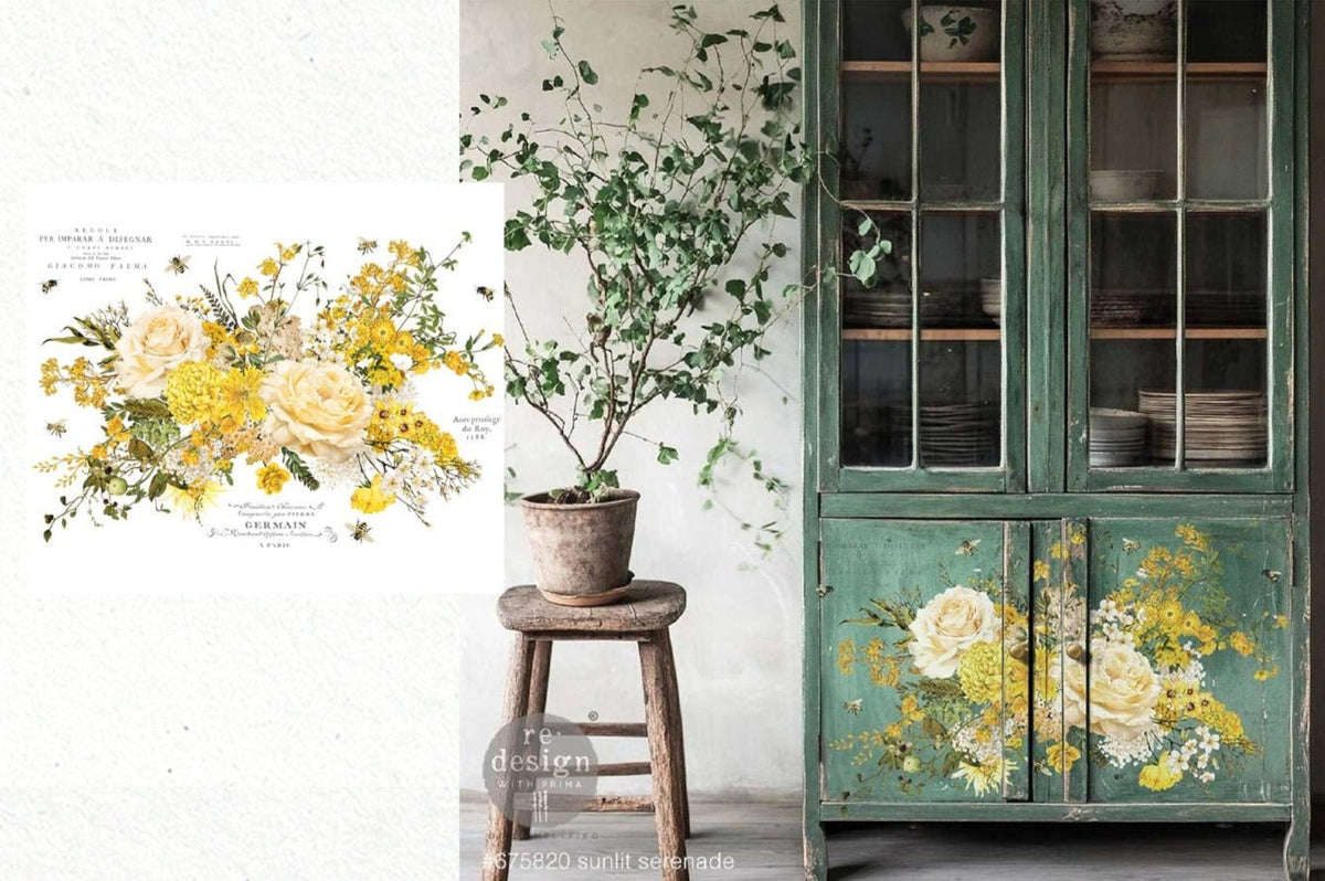 Sunlit Serenade - 24" x 35" - Redesign Decor Transfer Decal - Furniture Transfer - Baillea's Interiors -