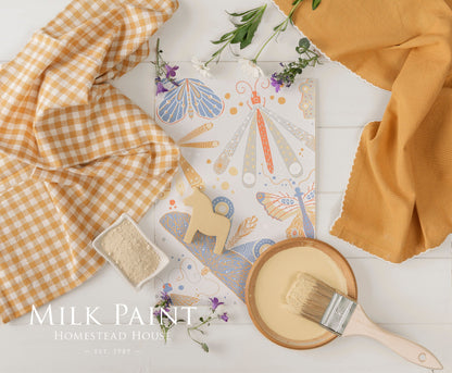 SWEDISH YELLOW Milk Paint by Homestead House 50g and 300g - Paint - Milk - Baillea's Interiors -