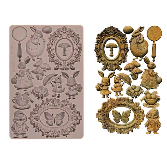 Sweet Spring silicone mould by Prima Marketing, 5" x 8", detailed casting design