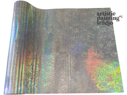 Swirly Twirly Transparent Foil - Rub On Metallic Foil by APS - Textile Friendly - Foils - Baillea's Interiors -