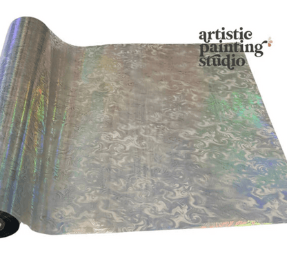 Swirly Twirly Transparent Foil - Rub On Metallic Foil by APS - Textile Friendly - Foils - Baillea's Interiors -