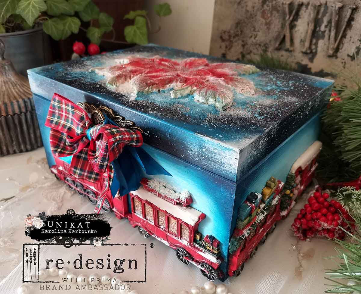 The Jolly Express Decor Mould Re-Design with Prima 5" x 10" - Moulds - Baillea's Interiors -