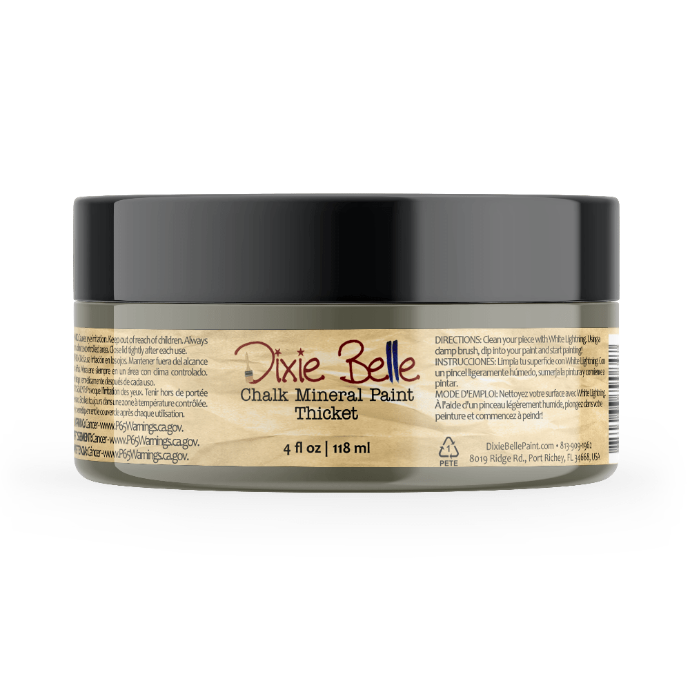 THICKET - Dixie Belle - Muted Green Chalk Mineral Paint - 118ml/4oz - 236ml/8oz - 473ml/16oz - 96ml/32oz - Paint - Chalk and Mineral - Baillea's Interiors -