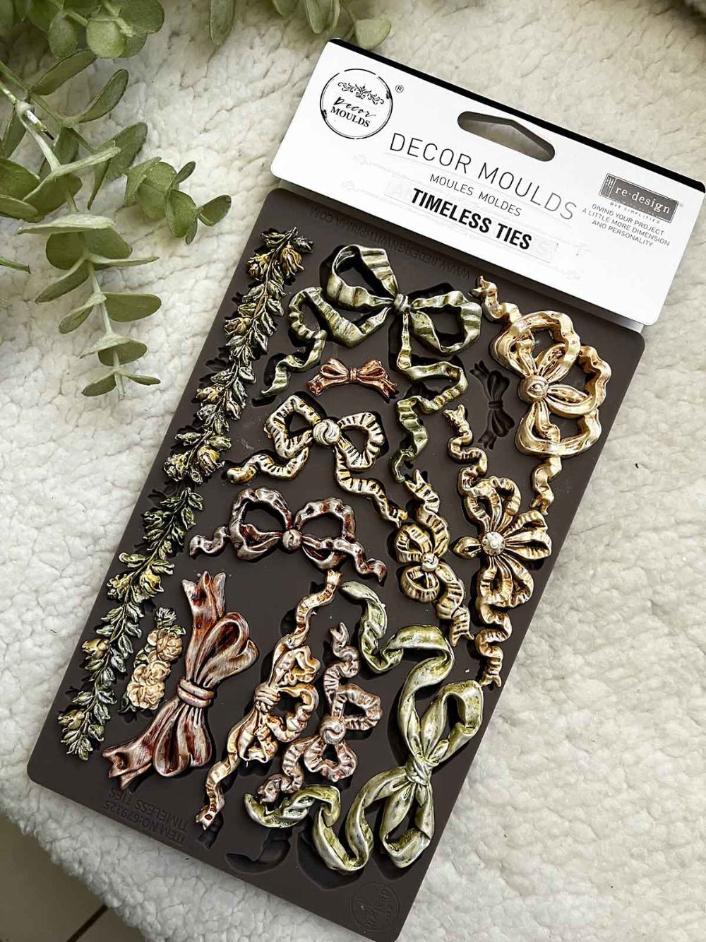 Timeless Ties - Decor | Food | Craft Mould - Re-Design with Prima 5" x 8" - Moulds - Baillea's Interiors -
