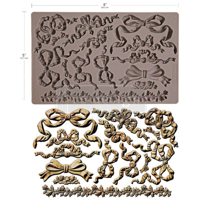 Timeless Ties - Decor | Food | Craft Mould - Re-Design with Prima 5" x 8" - Moulds - Baillea's Interiors -