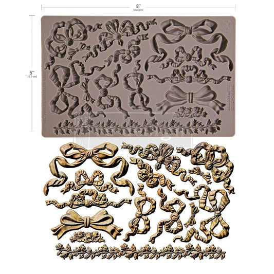 Timeless Ties - Decor | Food | Craft Mould - Re-Design with Prima 5" x 8" - Moulds - Baillea's Interiors -