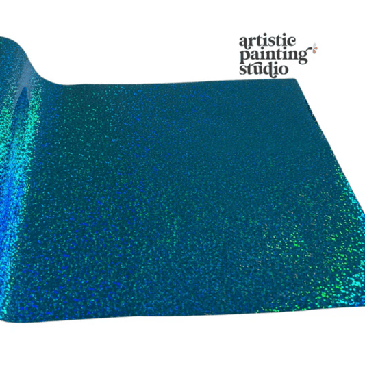 TWINKLE BLUE - Rub On Metallic Foil by APS - Textile Friendly - Foils - Baillea's Interiors -