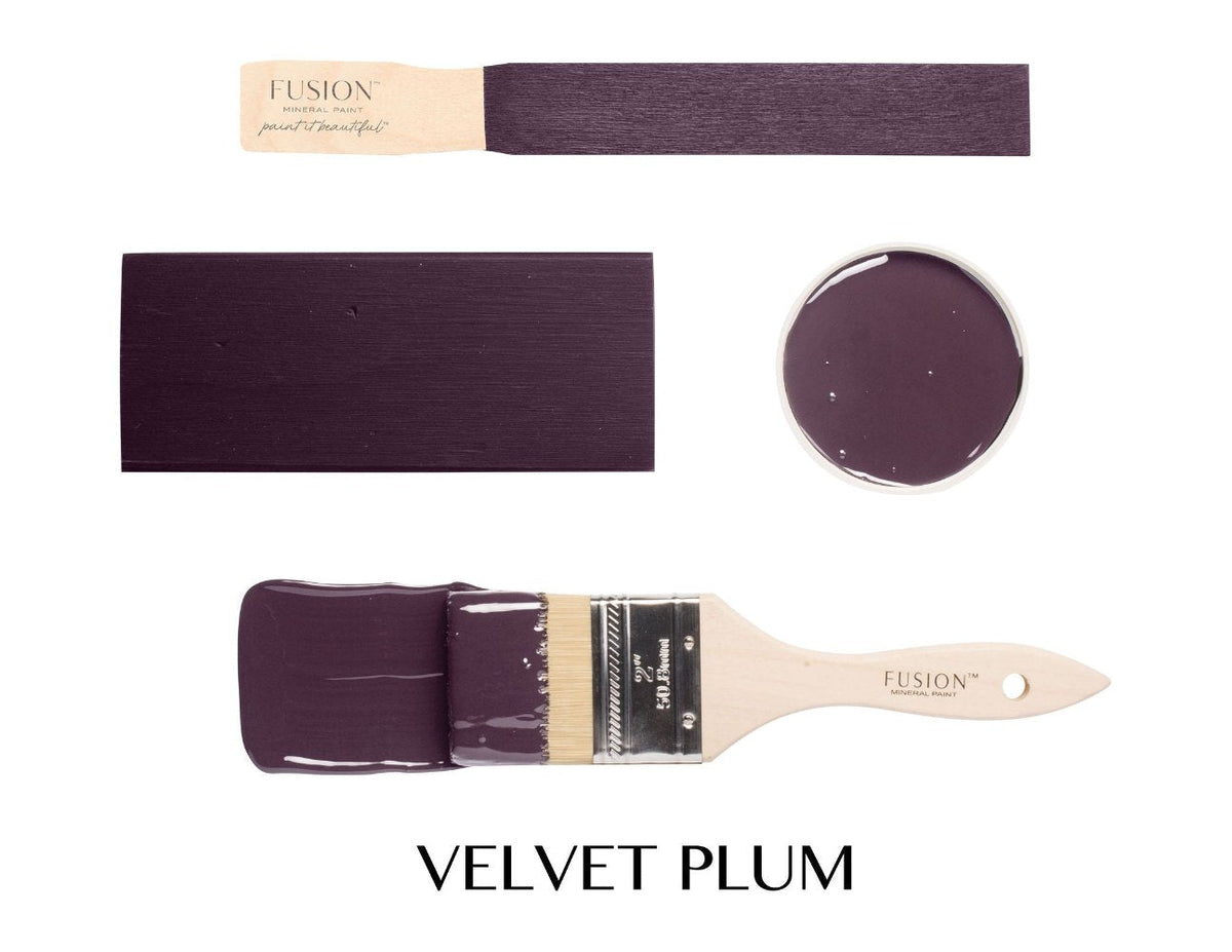 VELVET PLUM - All In One - Fusion Mineral Paint - 37ml, 500ml - Paint - All In One - Baillea's Interiors -