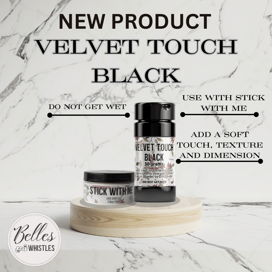 VELVET TOUCH BLACK - 30g - Belles and Whistles - Finishes - Baillea's Interiors -