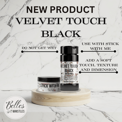 VELVET TOUCH BLACK - 30g - Belles and Whistles - Finishes - Baillea's Interiors -