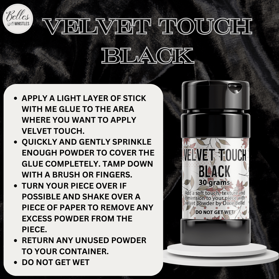 VELVET TOUCH BLACK - 30g - Belles and Whistles - Finishes - Baillea's Interiors -