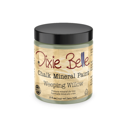 WEEPING WILLOW - Dixie Belle - Soft Green Chalk Mineral Paint - 118ml/4oz - 236ml/8oz - 473ml/16oz - 946ml - Paint - Chalk and Mineral - Baillea's Interiors -