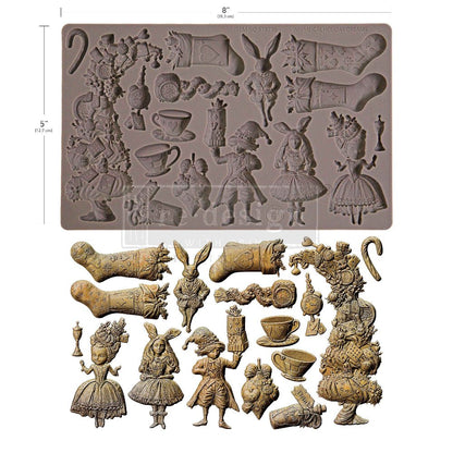 Whimsical Holiday Dreams Decor | Food | Craft Mould Re-Design with Prima 8" x 5" - Moulds - Baillea's Interiors -