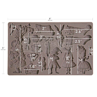 Whimsical Holiday Dreams Decor | Food | Craft Mould Re-Design with Prima 8" x 5" - Moulds - Baillea's Interiors -