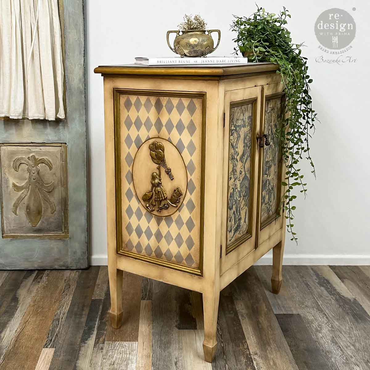 Whimsy Craft Chronicles - Wonderland Collection - Decor Mould Re-Design with Prima 8" x 5" - Moulds - Baillea's Interiors -