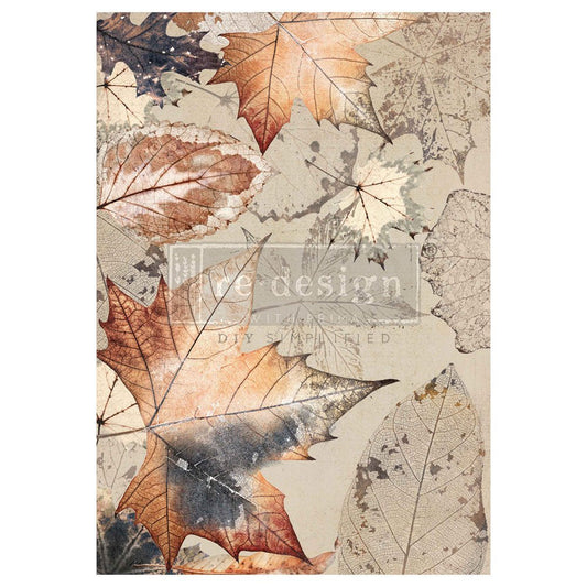 Whispering Windfall - A1 Fiber Paper for Decoupage - LARGE - 59.4cm x 84.1cm - Re-Design with Prima - Decoupage - Baillea's Interiors -