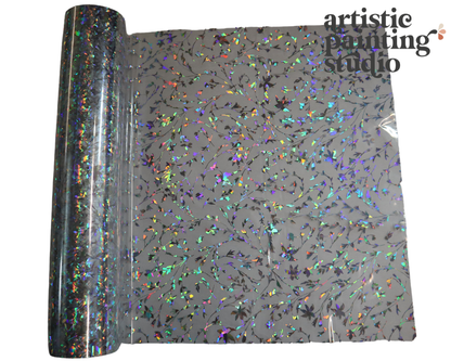 WILLOW HOLOGRAM (Transparent) - Rub On Metallic Foil by APS - Textile Friendly - Foils - Baillea's Interiors -