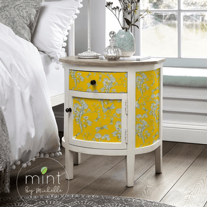 Yellow Chinoiserie - Mint by Michelle Decoupage Tissue Paper - (pk of 3) - Decoupage - Baillea's Interiors -