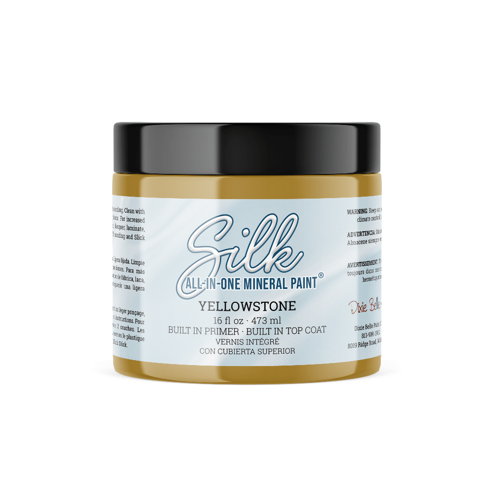 YELLOWSTONE Silk All-In-One Mineral Paint - 118ml - 473ml Dixie Belle Paint - Paint - All In One - Baillea's Interiors -