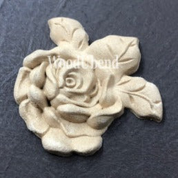 FLOWER Decorative Antique Moulding Applique WoodUbend #0465