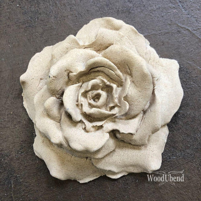 FLOWER ROSE  Decorative Antique Moulding Applique WoodUbend  2185