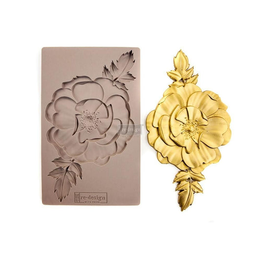 IN BLOOM Decor Mould Re-Design with Prima 8" x 5"