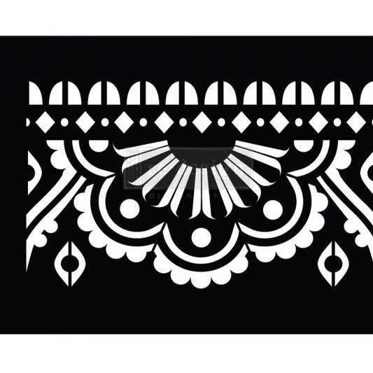 MENDHI BORDER Stick and Style Stencil Roll - ReDesign with Prima
